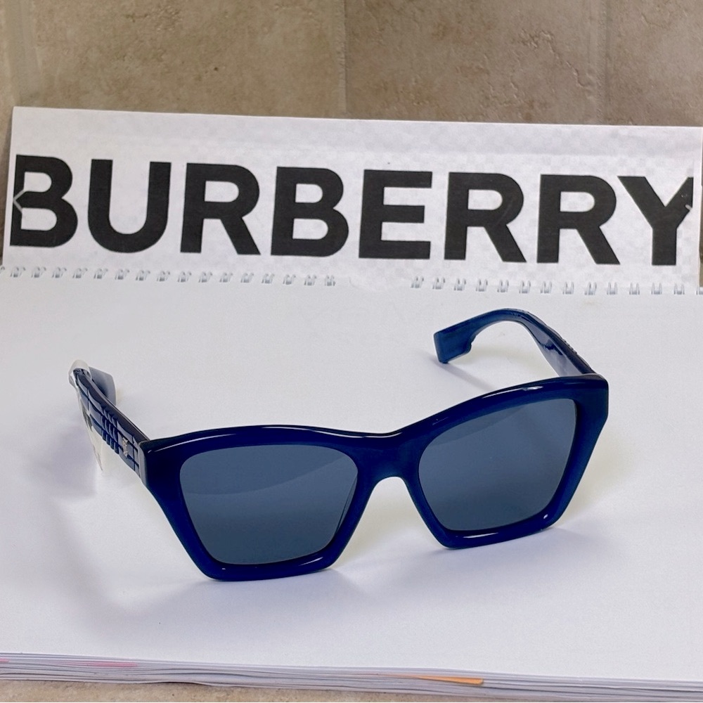 New Burberry BE4391 4064/80 Arden Blue Sunglasses